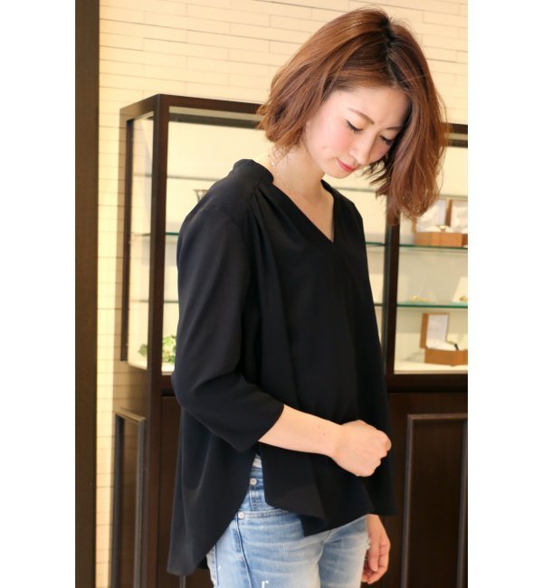 サイドスリットボリューム プルオーバー