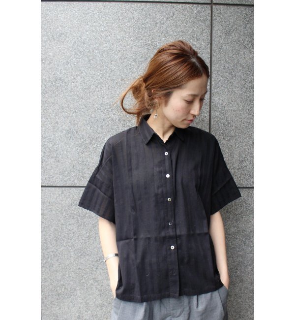 サテンストライプ ワイドSH