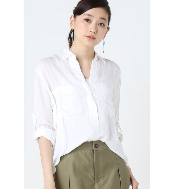 bella dahl splitbackBUTTONDOWN