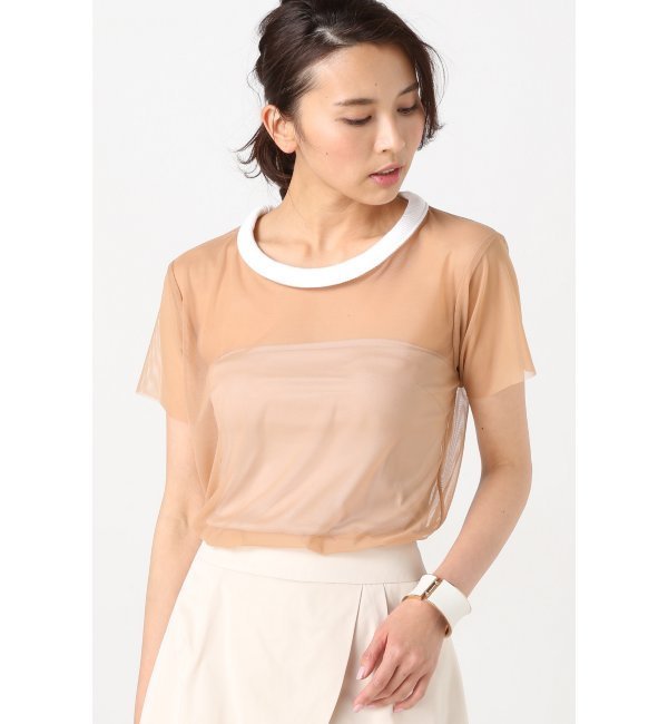 【スピック アンド スパン/Spick ＆ Span】 【delahooke 】コンビクルーネックTシャツ [送料無料]