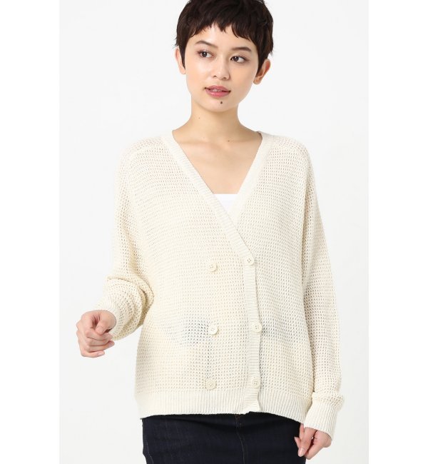 【スピック アンド スパン/Spick ＆ Span】 ENensorcivet TUCK STITCH W CARDIGAN [送料無料]