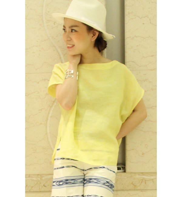 フレンチリネン ブラウス