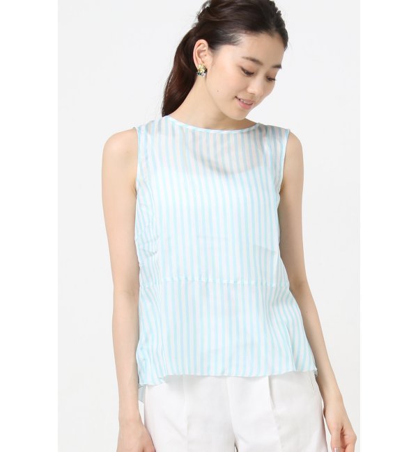 【スピック アンド スパン/Spick ＆ Span】 【Capri 】ストライプブラウス [送料無料]