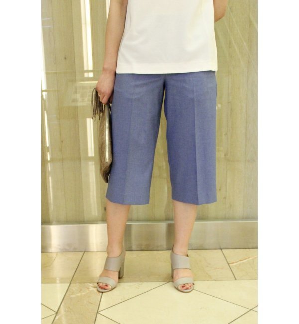 クロップド ワイドパンツ