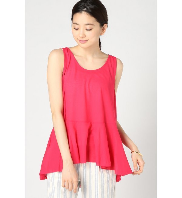 【スピック アンド スパン/Spick ＆ Span】 【Samuji 】ウエストフレアブラウス [送料無料]