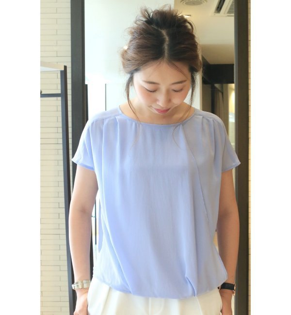 【スピック アンド スパン/Spick ＆ Span】 SILK カシュクール ブラウス [送料無料]