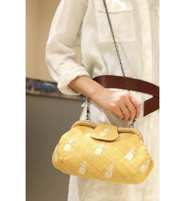 【スピック アンド スパン/Spick ＆ Span】 LaroneパインクラッチBAG [送料無料]