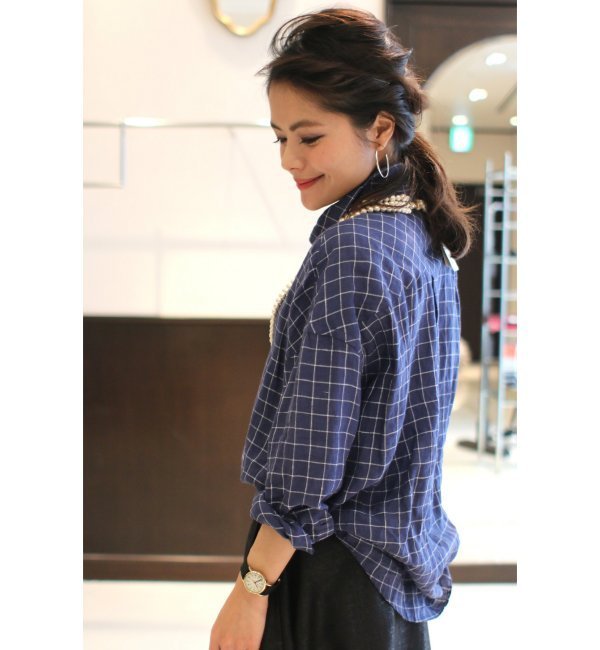 【CLASSY.×Spick & Span】コラボ IRISH LINEN BIG シャツ