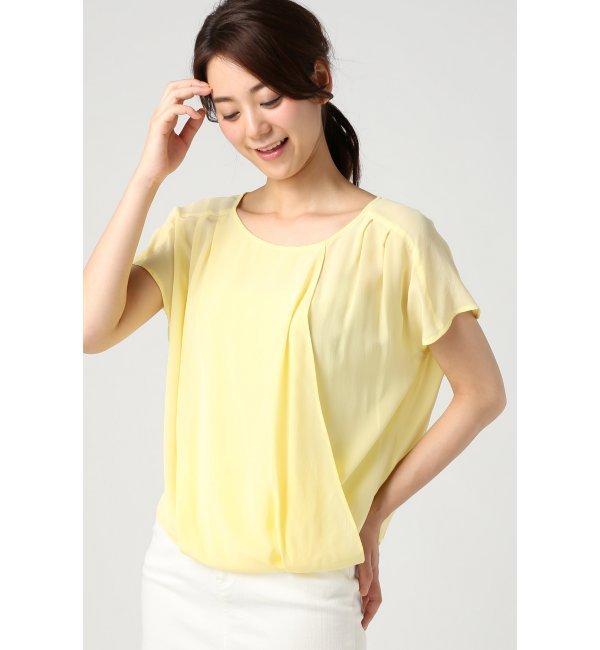 【スピック アンド スパン/Spick ＆ Span】 SILKカシュクール ブラウス [送料無料]