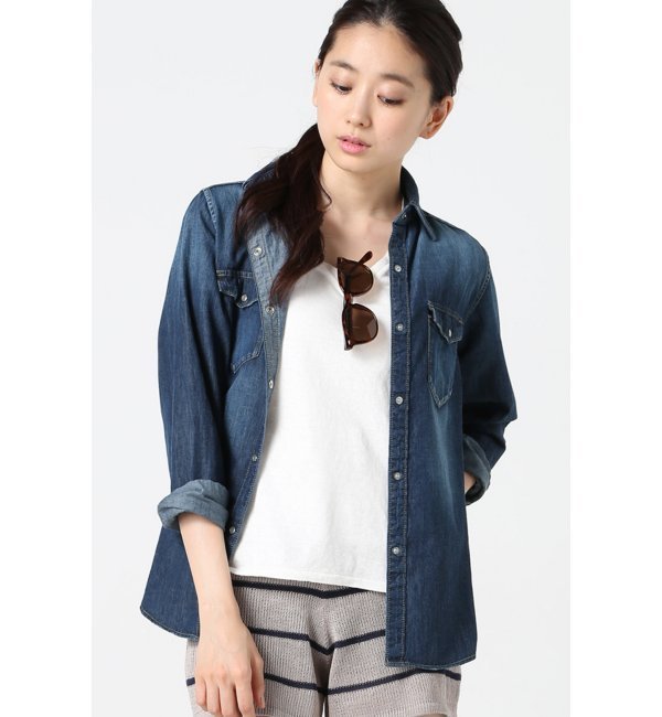 ウォッシュアウトデニムSH