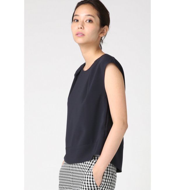 ストレッチシフォン タックBL