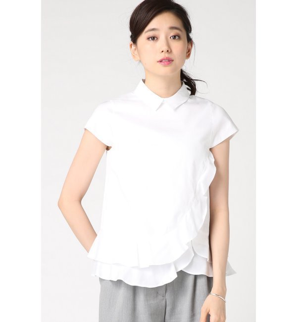 VOUSETES ラッフルブラウス