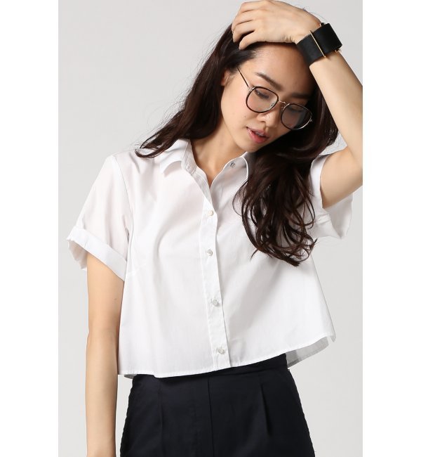 【a.c.e 】ポプリンシャツ