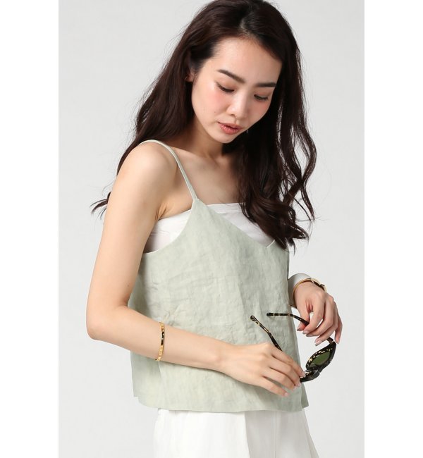 【スピック アンド スパン/Spick ＆ Span】 【Samuji 】キャミソールブラウスリネン [送料無料]