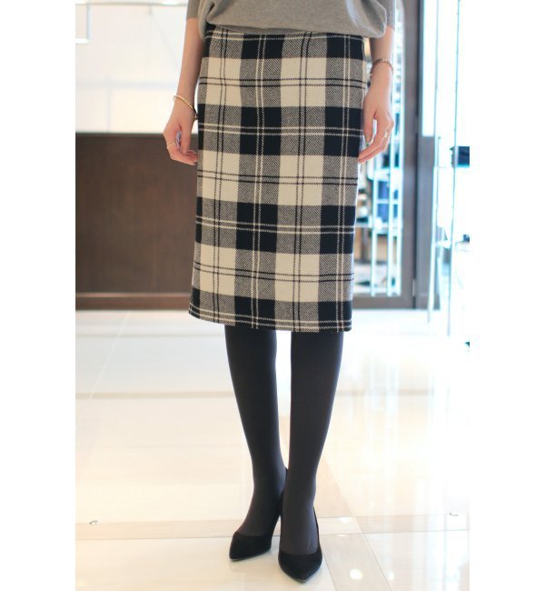 ≪WEB限定予約≫O'NEIL OF DUBLIN ペンシルレギュラースカート(TWEED)◆