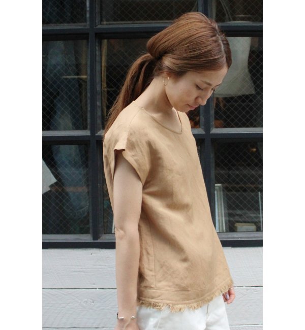 フリンジ ショートブラウス◆