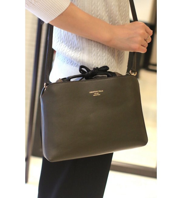 【スピック アンド スパン/Spick ＆ Span】 CHRISTIAN VILLAミニショルダーBAG◆ [送料無料]