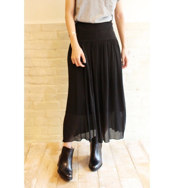 【スピック アンド スパン/Spick ＆ Span】 Silk 2way ギャザースカート◆ [送料無料]
