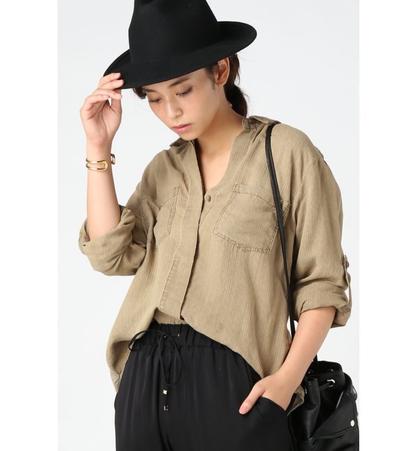 【スピック アンド スパン/Spick ＆ Span】 【bella dahl】 BACKスリットシャツ [送料無料]