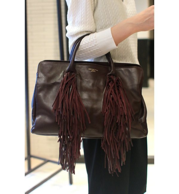 CHRISTIAN VILLAフリンジヨコナガトート◆