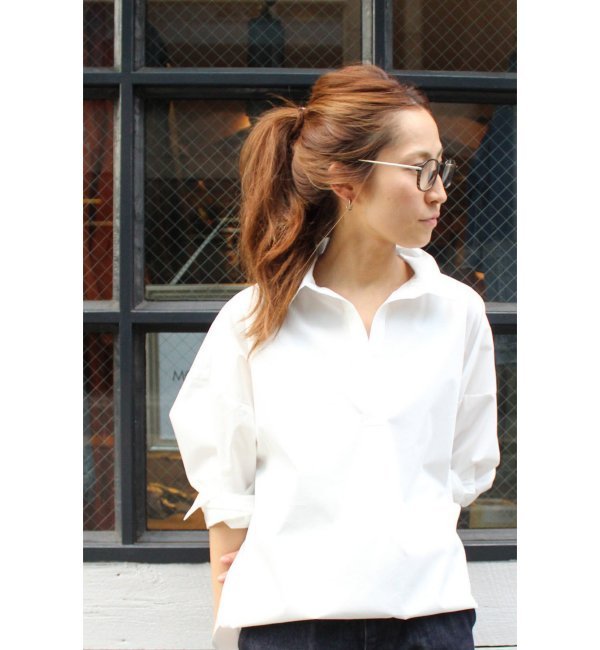 【スピック アンド スパン/Spick ＆ Span】 C/PEドルマン スキッパーシャツ◆ [送料無料]