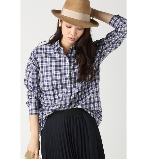 【スピック アンド スパン/Spick ＆ Span】 コットン オーバーシャツ [送料無料]