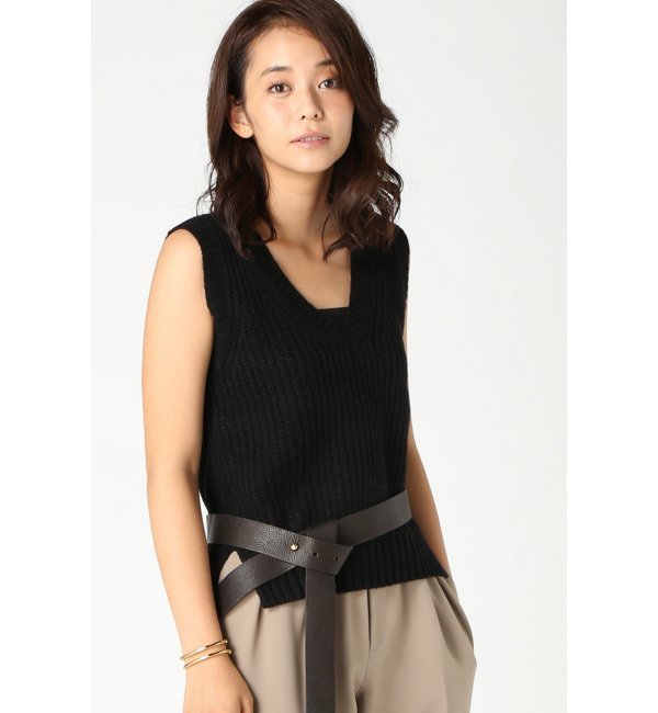 【スピック アンド スパン/Spick ＆ Span】 アルパカコンGチガイリブ ノースリ [送料無料]