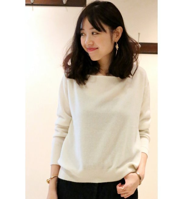 【スピック アンド スパン/Spick ＆ Span】 ≪予約≫PURE CASHMERE C/N プルオーバー◆ [送料無料]