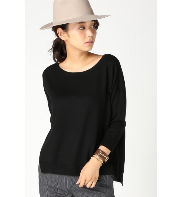 【スピック アンド スパン/Spick ＆ Span】 ITALY WOOL 16Gテンジク プルオーバー [送料無料]