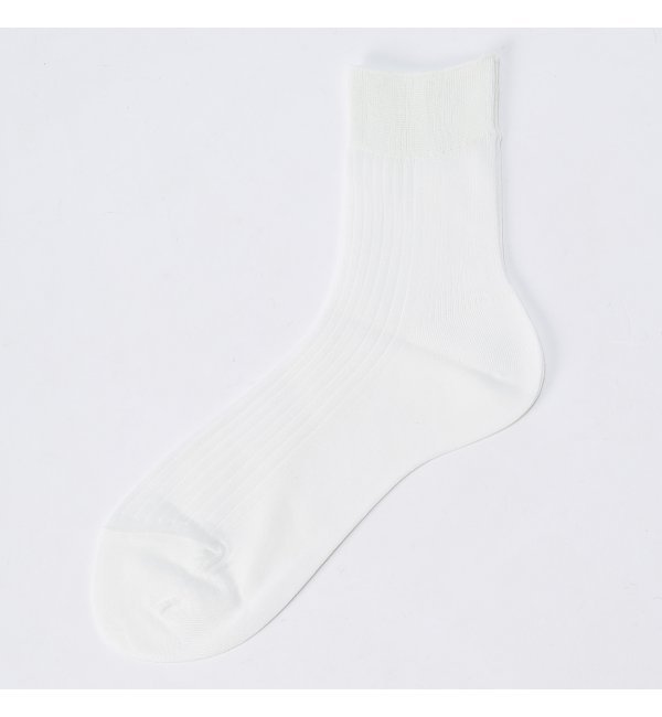【スピック アンド スパン/Spick ＆ Span】 originalsocksイレギュラーリブショート [3000円(税込)以上で送料無料]