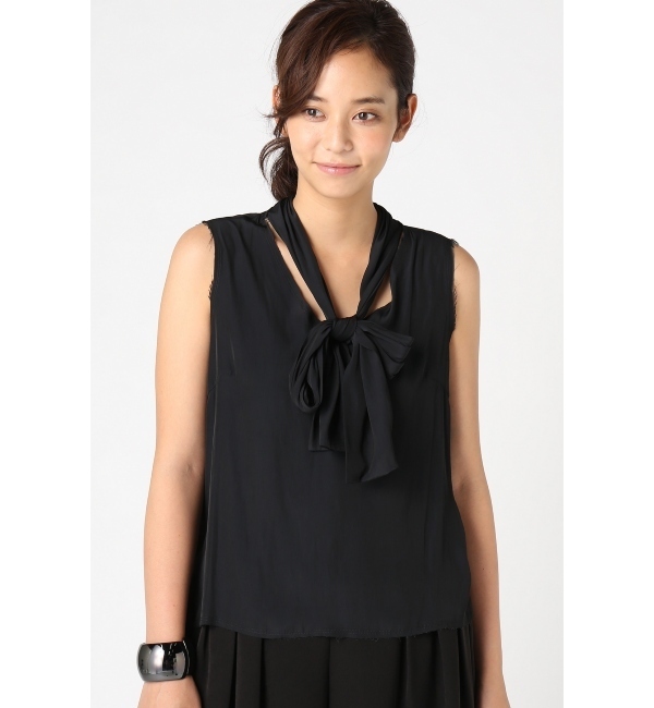 【スピック アンド スパン/Spick ＆ Span】 マルフィニ ボウタイトップ [送料無料]