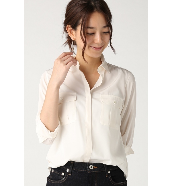 【スピック アンド スパン/Spick ＆ Span】 Peデシン トロミシャツ [送料無料]
