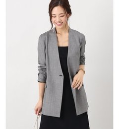 【スピック＆スパン/Spick ＆ Span】 シャークスキン ロングジャケット [送料無料]