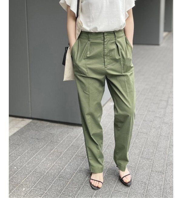 ≪追加≫バックサテンイージーカーゴパンツ|Spick & Span(スピック 