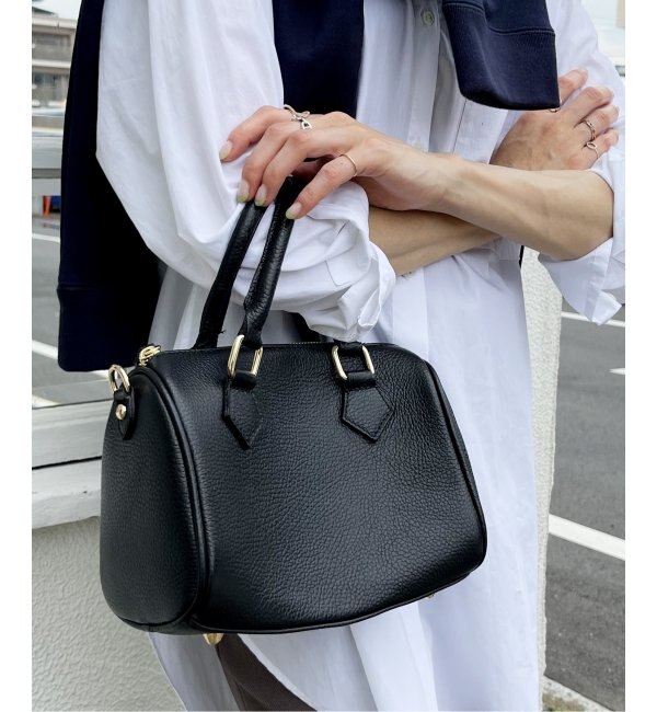 AULENTTI/オウレンティ】 ミニボストンバッグ|Spick & Span(スピック SALE半額 AULENTTI 22SS ストラップ付きミニボストンバック ショルダーバッグ