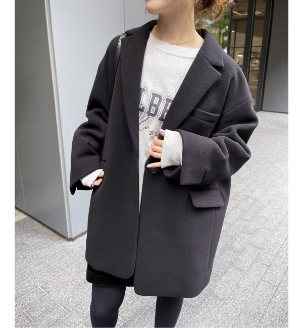 ≪追加≫W/Nyモッサジャケットライクコート|Spick & Span(スピック ...