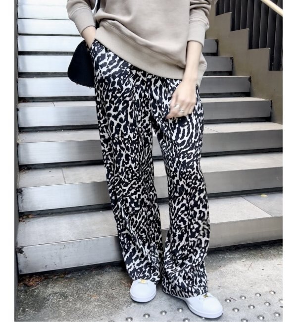 【ESLOW/エスロー】LEOPARD PRINT TAPERED PANTS|Spick