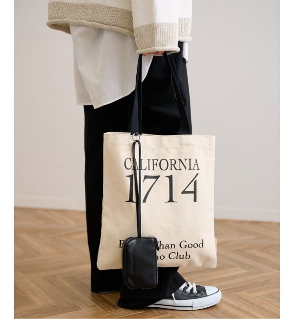【BETTER THAN GOOD/ベターザングッド】LEATHER PORCH W/PRINTEDトート