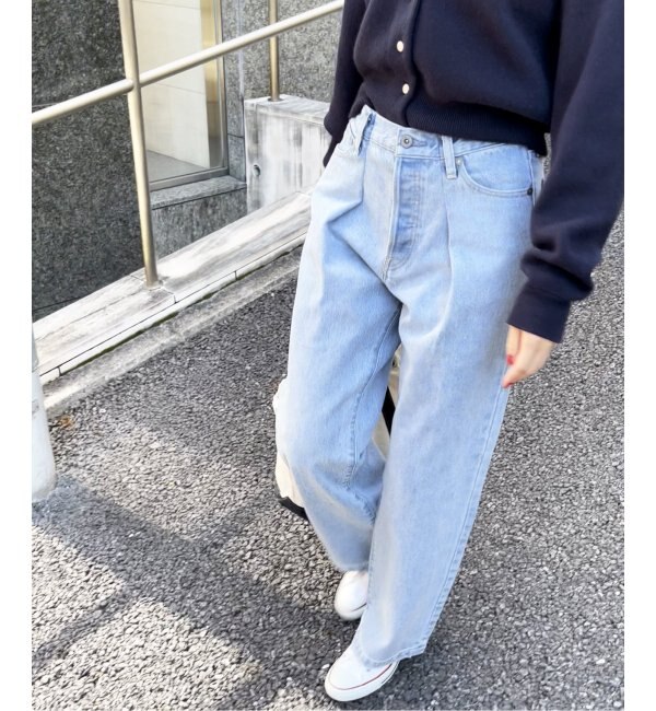 驚きの値段】 スピックアンドスパン 5 1/2 LOOSE-LINE DENIM デニム