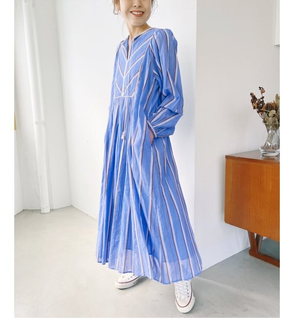 ne Quittez pas / ヌキテパ】COTTON VOILE STRIPE DRESS|Spick & Span