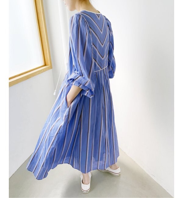 ne Quittez pas / ヌキテパ】COTTON VOILE STRIPE DRESS|Spick & Span