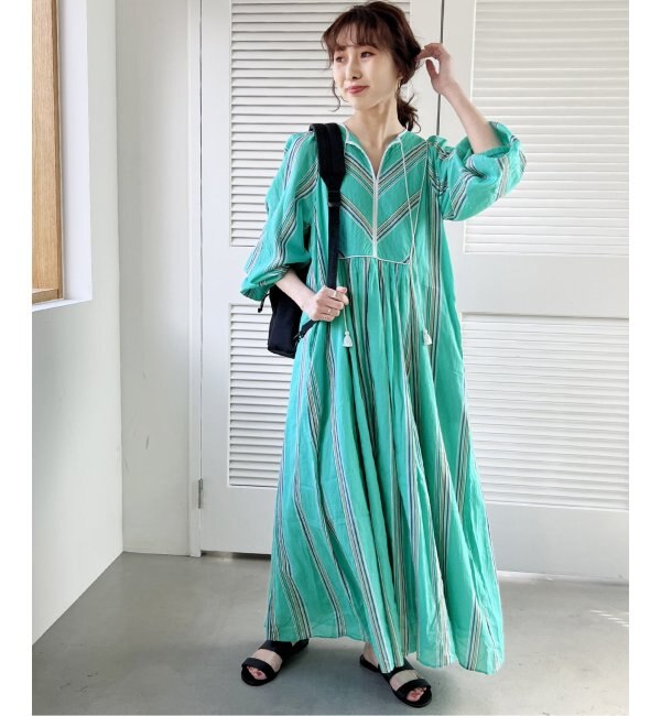 ne Quittez pas / ヌキテパ】COTTON VOILE STRIPE DRESS|Spick & Span