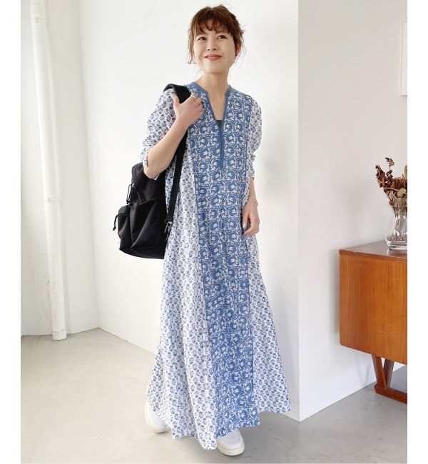 ne Quittez pas / ヌキテパ】COTTON JQD COMBI DRESS|Spick & Span