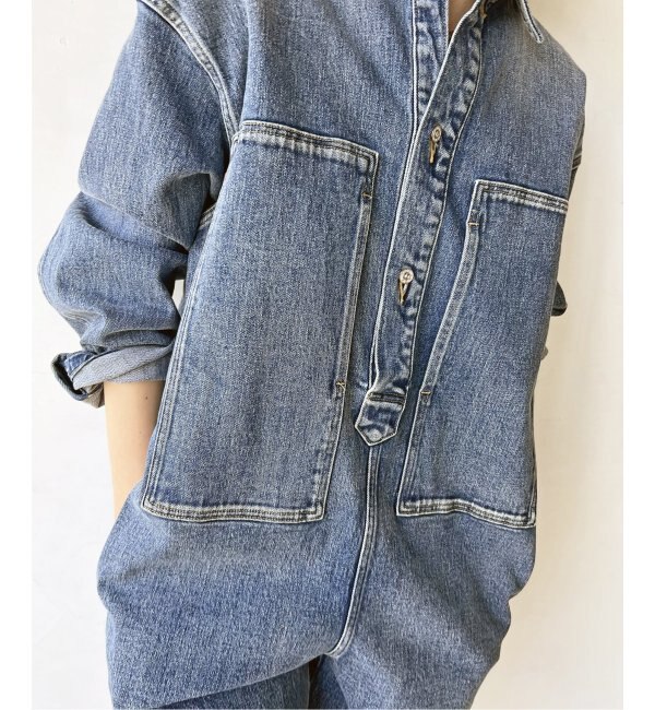 5 1/2 ARMY DENIM JUMPSUIT