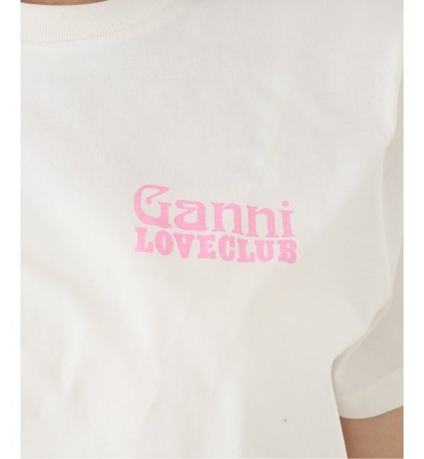 GANNI / ガニー】Basic Jersey Loveclub RelaxedT|Spick & Span