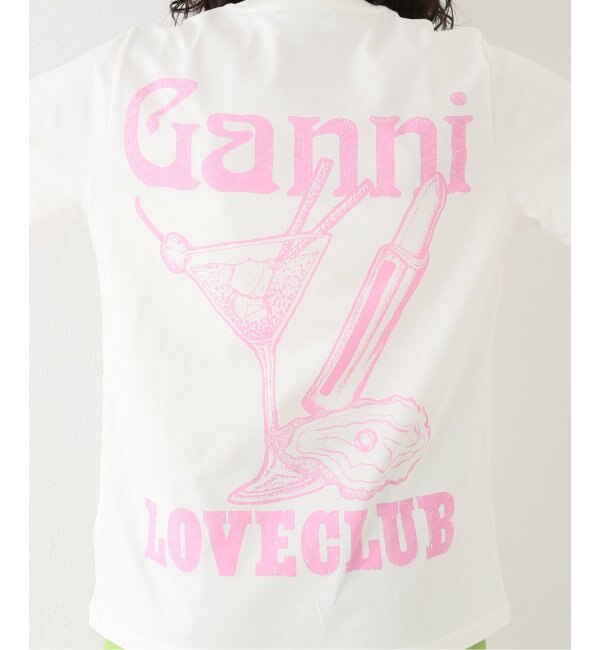 GANNI / ガニー】Basic Jersey Loveclub RelaxedT|Spick & Span