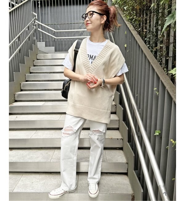 Spick&spanベストとTシャツセット-