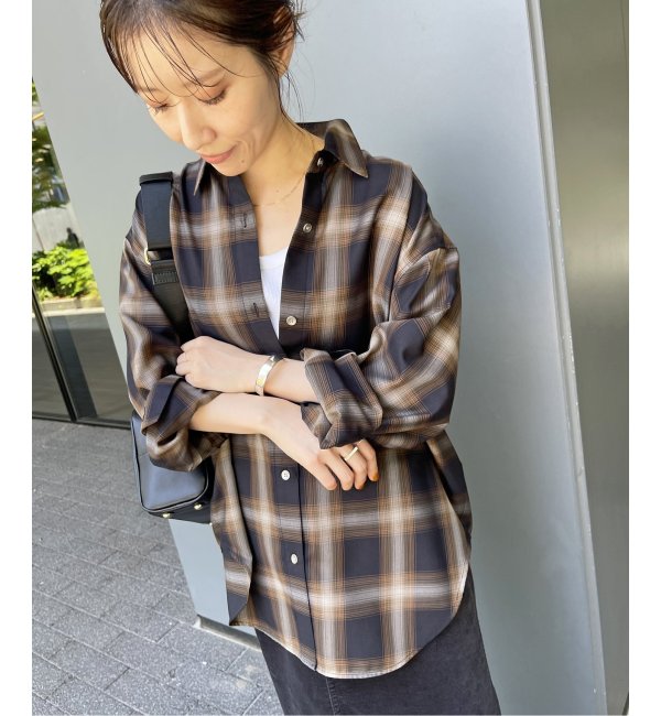 【完売色】スピック\u0026スパン　TRツイルチェックシャツ