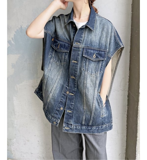 51/2 3RD_PONCHO_DENIM