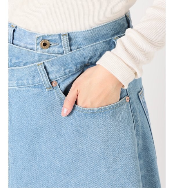 SKIRT OVER DENIM CRASH